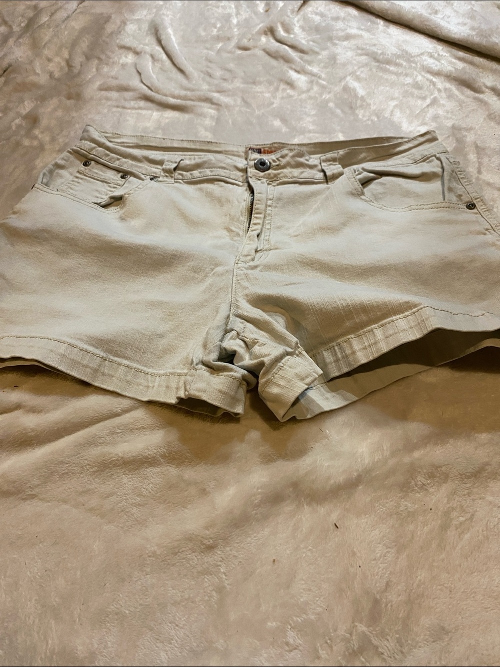 Faded Glory Classic Stretch Comfort Denim Casual Shorts Size [Insert Size]